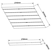Sunfun Techo de repuesto Kreta (Específico para: Sunfun Pérgola con toldo corredero Kreta 333 x 318 cm) | BAUHAUS
