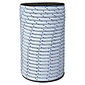 Cordel (Ø x L: 8 mm x 25 m, Blanco/Azul, Poliéster) | BAUHAUS