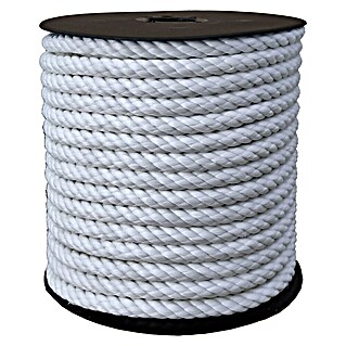 Cordel (Ø x L: 10 mm x 25 m, Blanco)