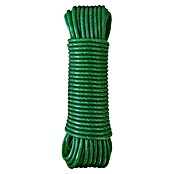 Cordel de polipropileno (Ø x L: 5 mm x 10 m, Verde, Recubierto de PVC) | BAUHAUS