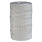 Cuerda de poliéster granete (Ø x L: 6 mm x 200 m, Trenzado, Blanco) | BAUHAUS