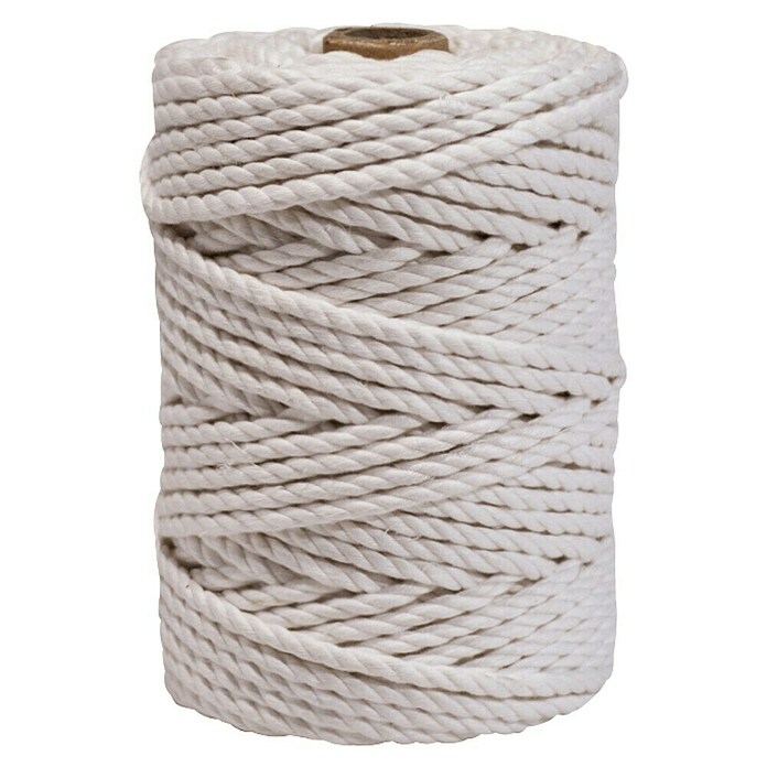 Cuerda macramé (Algodón, Blanco, 1.000 g) | BAUHAUS