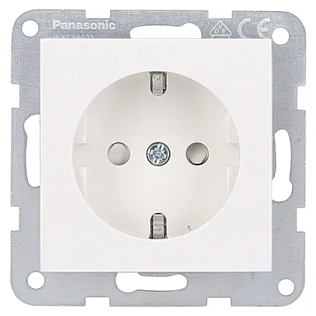 Panasonic Karre Plus 55 Steckdose SAFETY+ WDTT03122WH-EU1