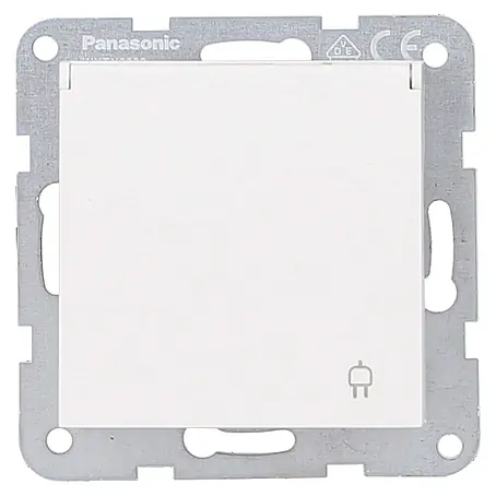 Panasonic Karre Plus 55 Klappdeckelsteckdose WDTT03102WH-EU1