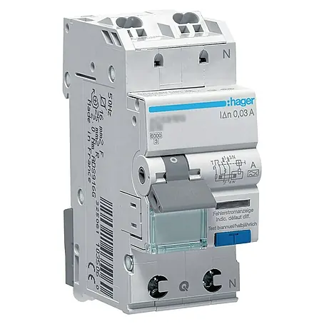 Hager  FI- & Leitungsschutzschalter ADS916D
