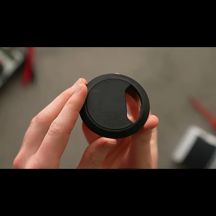Kabeldurchführung - Schwarz, Durchmesser: 60 mm - Kabeldurchfhrung