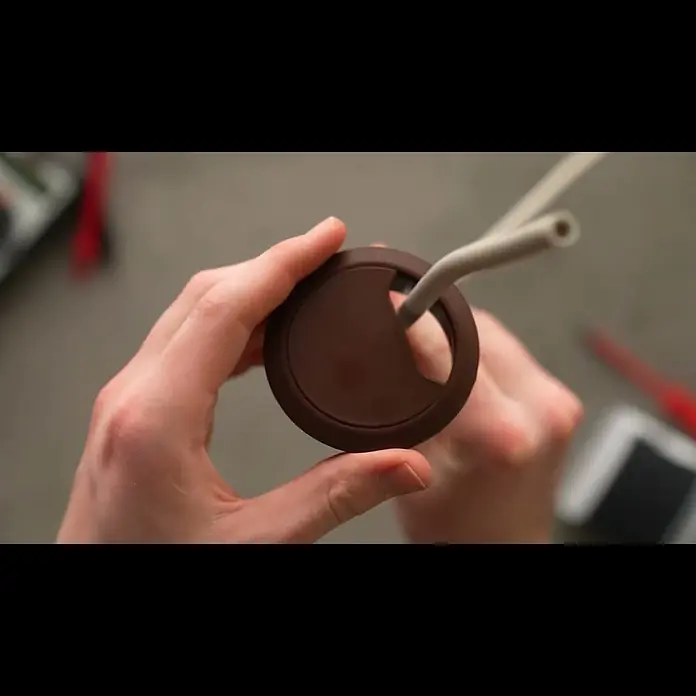 Kabeldurchführung - Braun, Durchmesser: 60 mm - Kabeldurchfhrung