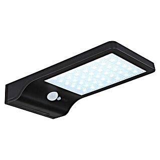 Globo Solar-wandledlamp voor buiten (3 W, Kunststof, Zwart)