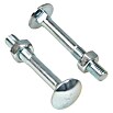 Profi Depot Schlossschraube mit Mutter (Länge: 60 mm, M8, Stahl, 50 Stk.)