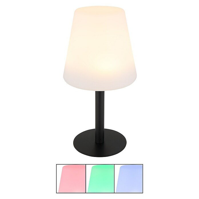Globo Solar-tafellamp (Warm wit, IP44, Ø x h: 15 x 30 cm) | BAUHAUS