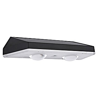 Globo Solar-wandledlamp voor buiten (Aan-uitschakelaar, 0,4 W, Kunststof, Zwart)