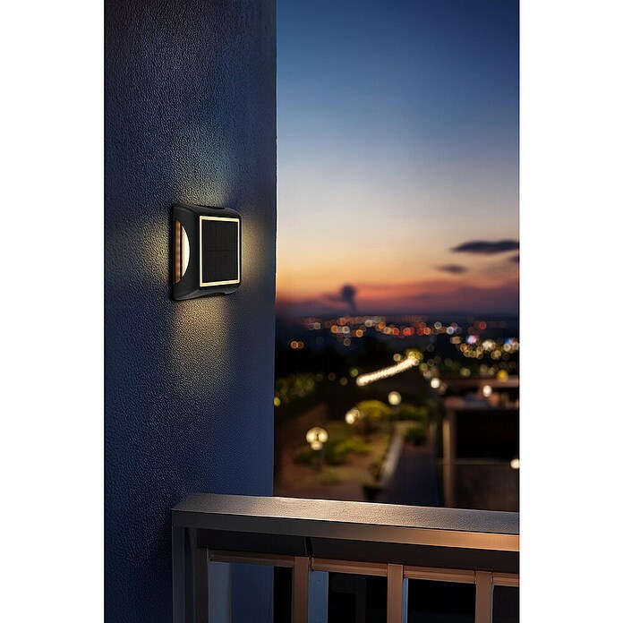 Globo Solarlamp (Lichtkleur: Warm wit, Led, Hoogte: 3,6 cm, Vorm: Vierkant) | BAUHAUS