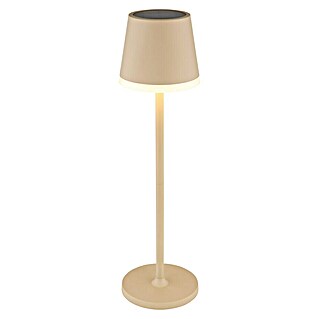 Globo Solar-tafellamp (Zand, Warm wit, IP44, Ø x h: 11 x 41 cm)