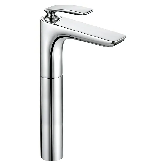 Kludi Balance WaschtischarmaturHöhe: 33,4 cm, Chrom, Glänzend - Elegante Chrom-Waschtischarmatur. Die Armatur hat eine moderne, rechteckige Auslaufgestaltung und einen schlanken, zylindrischen Körper.