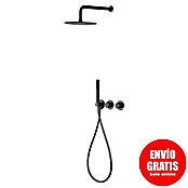 Imex Sistema de ducha termostático Assen (Black gun metal) | BAUHAUS