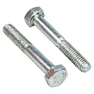 Profi Depot Sechskant-Gewindeschraube (Ø x L: 8 x 100 mm, 50 Stk., Verzinkt, Sechskantkopf, Teilgewinde)