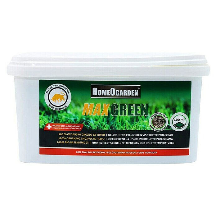 HomeOgarden Gnojilo za trato Maxgreen  (2,5 kg, Maksimalna površina pokrivanja: 100 m²) | 7512 - Gartendünger organisch | IAHC - Dünger | IAH - Dünger / Pflanzenschutz | IA - Gartenhartware | I - Stadtgarten | BAUHAUS