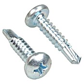 Profi Depot Tornillo perforador para chapa (Ø x L: 4,8 x 38 mm, Galvanizado, 100 uds.)