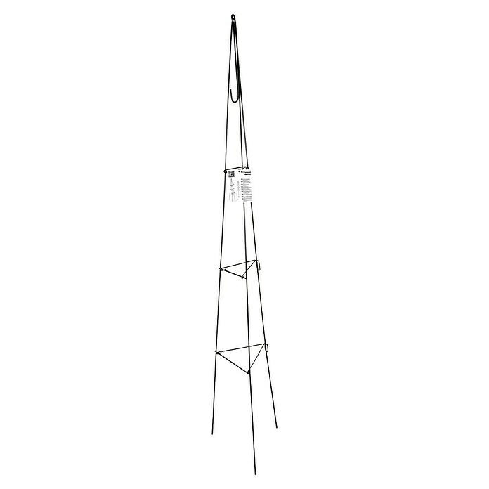 Windhager Rankhilfe Pyramide (Stahl, Grün, 110 cm) | BAUHAUS
