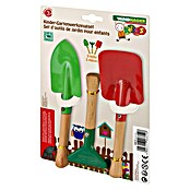 Windhager Kinder-Schaufel Set 3-teilig mit Rechen (Grün/Rot) | BAUHAUS
