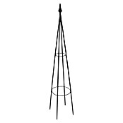 Windhager Rankhilfe Obelisk Rund (Metall, Anthrazit, Ø x H: 19 x 90 cm) | BAUHAUS