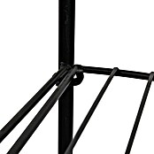 Windhager Metallregal 3-stufig (Schwarz, Pulverbeschichtet, Eckig) | BAUHAUS