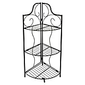 Windhager Metallregal 3-stufig (Schwarz, Pulverbeschichtet, Eckig) | BAUHAUS