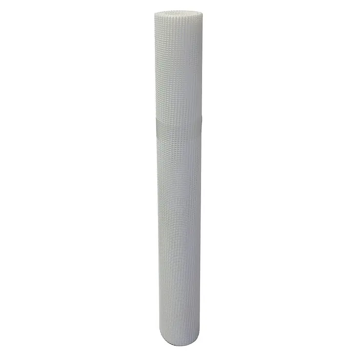 Windhager Drahtgitter - Weiß, B x H: 3 x 1 m, Maschenweite: 20 x 20 mm - Nahaufnahme einer grossen weissen Rollenfilterpatrone.