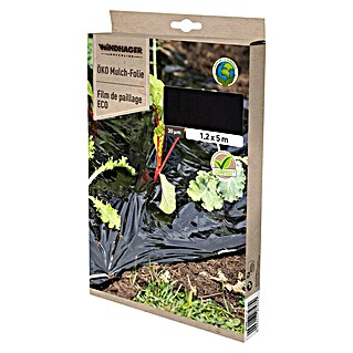 Windhager Mulchfolie Greenline (L x B: 5 x 1,2 m, Recyclebar)