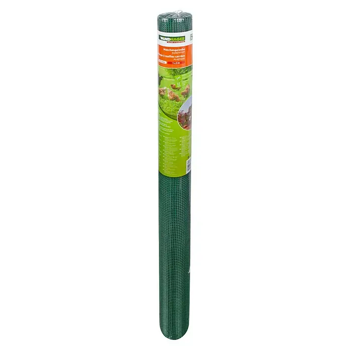 Windhager Drahtgitter - Grün, B x H: 3 x 1 m, Maschenweite: 5 x 5 mm - Grüner Windhager Maschendrahtzaun aus Kunststoff. Ideale Lösung zum Schutz von Pflanzen, Bäumen oder zur Tierhaltung.