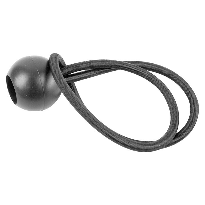 Windhager Expanderseil Schlaufen mit Kugel (Passend für Sichtschutzblenden mit Ösen, 20 Stk., Schwarz) | BAUHAUS