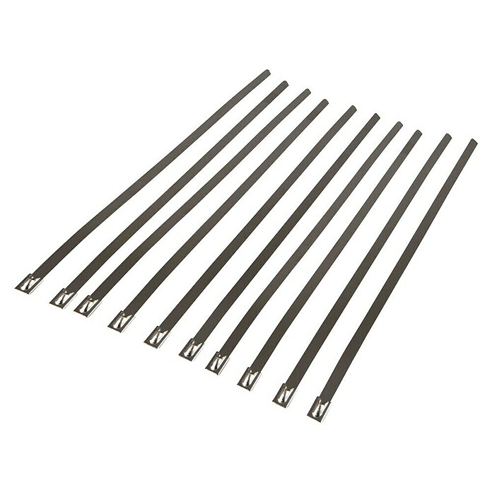 Windhager Kabelbinder Edelstahl-Binder Profi (Silber, 10 Stk.) | BAUHAUS