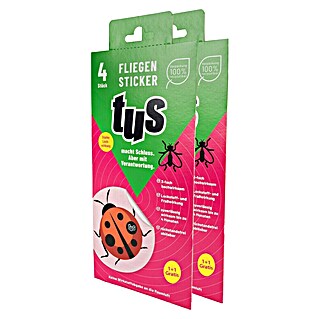 Fliegenfalle Sticker (Gesamtstückzahl: 8 Stk.)