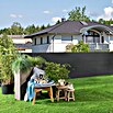 Windhager Zaunblende Classic (L x H: 25 x 1,8 m, Anthrazit, Kunststoff) | BAUHAUS