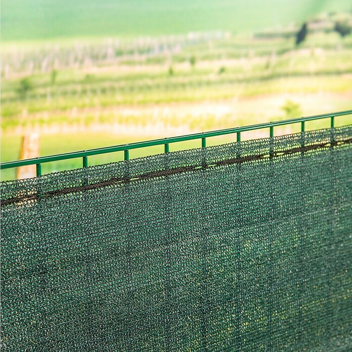 Windhager Zaunblende Classic (L x H: 25 x 1,8 m, Grün, Kunststoff) | BAUHAUS