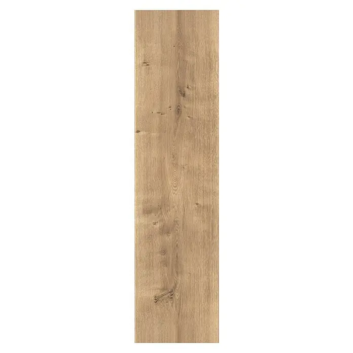 LOGOCLIC Vinto Laminat - Eiche Palazzo, Landhausdiele, 1.288 x 330 x 8 mm - Helle Holzplanke mit sichtbarer Maserung. Ideal für rustikale Möbeldesigns und warme Inneneinrichtungen. Perfekt für DIY-Projekte.