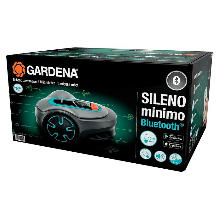 Gardena Robotmaaier SILENO MINIMO 500 (500 m², Snijbreedte: 16 cm, Begrenzingsdraad) | BAUHAUS