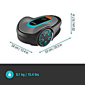 Gardena Robotmaaier SILENO MINIMO 500 (500 m², Snijbreedte: 16 cm, Begrenzingsdraad) | BAUHAUS