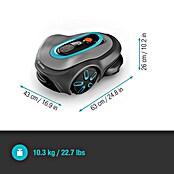Gardena smart SILENO max 800 m² Mähroboter, für Rasenflächen bis 800 m²