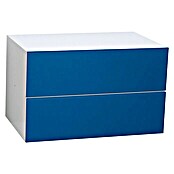 Phönix Atlanta Container (L x B x H: 38 x 55 x 34 cm, Blau, Anzahl Schubladen: 2 Stk.)