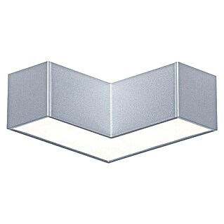Paulmann Linion Lichtkanal Ecke (Warmweiß, Chrom matt, L x B x H: 10 x 10 x 4 cm)