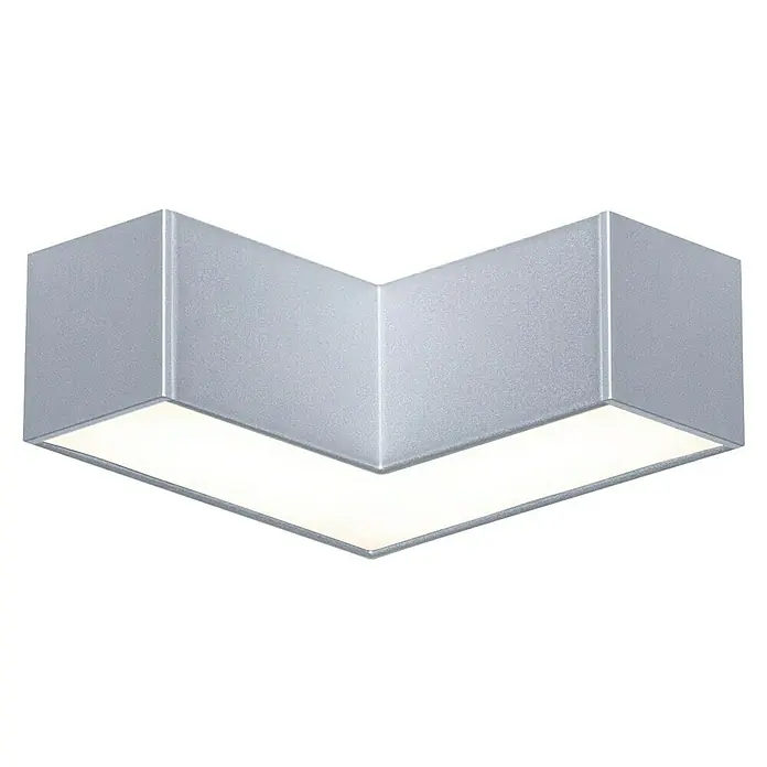 Paulmann Linion Lichtkanal Ecke - Warmweiß, Chrom matt, L x B x H: 10 x 10 x 4 cm - Eine moderne, silberfarbene LED-Eckleuchte für die Decke, die ein helles und effizientes Licht spendet. Ideal für stilvolle Innenräume.