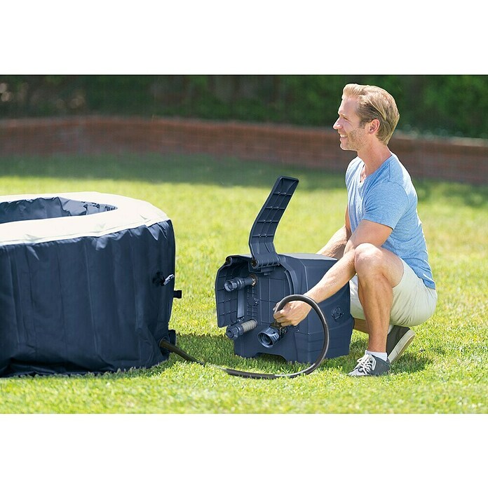 Intex Mobilni masažni bazen PureSpa Plus  (Ø x V: 154 x 71 cm, Temno modra, 795 l) | Napihljivi masažni bazeni | Masažni bazeni | Bazeni | Vrt in prosti čas | Izdelki | BAUHAUS