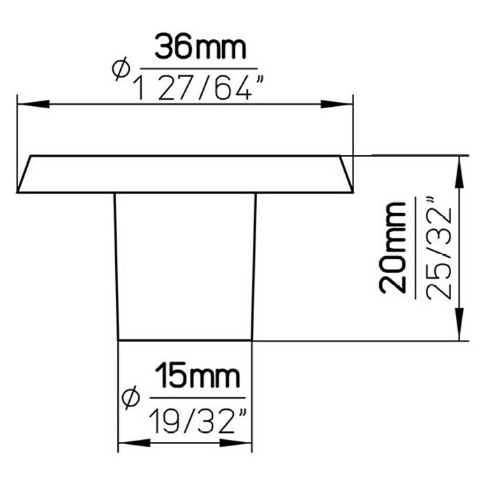 Siro Gumb za pohištvo  (Vrsta pohištvenega ročaja: Gumb, Do x Š x V: 36 x 15 x 20 mm, Jeklo, Pozlačeno) | 1150 - Möbelknöpfe und Griffe | AAEB - Möbelbeschläge | AAE - Beschläge | AA - Eisenwaren | A - Eisenwaren | BAUHAUS