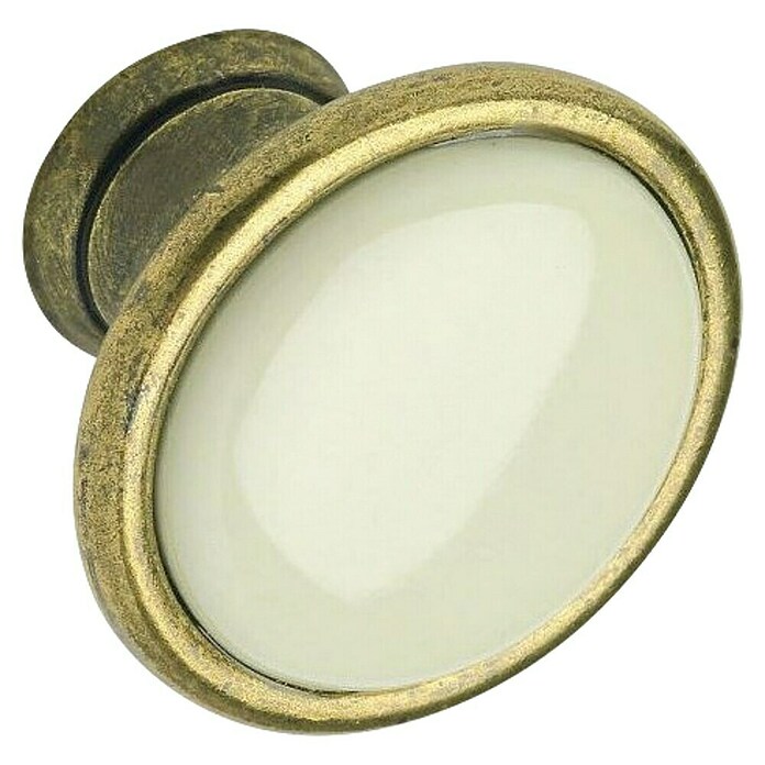Siro Ručkica za namještaj  (Tip ručke za namještaj: Gumb, D x Š x V: 29 x 15 x 22 mm, Porculan) | BAUHAUS