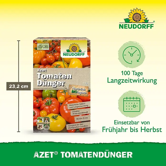 Neudorff Azet Tomatendünger - 1 kg - Bild eines Neudorff Azet Tomatendünger-Produkts.