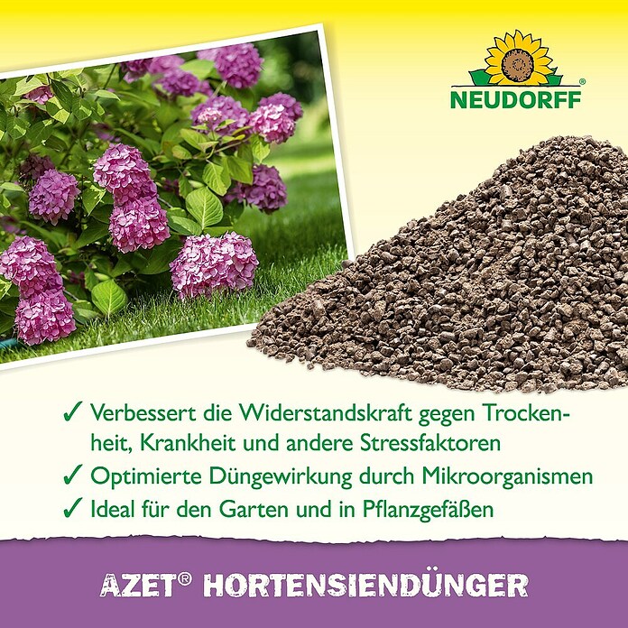 Neudorff Azet Hortensiendünger (1 kg) | BAUHAUS