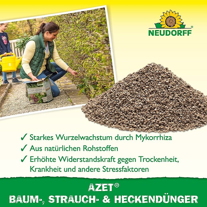 Neudorff Azet Strauch- & Heckendünger (5 kg) | BAUHAUS