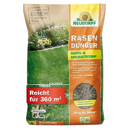 Neudorff  Rasendünger Moos- & Unkraut Stopp