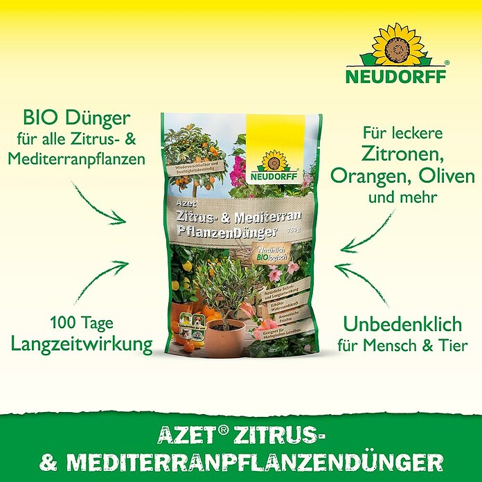 Neudorff Azet Mediterranpflanzen-Dünger (750 g)